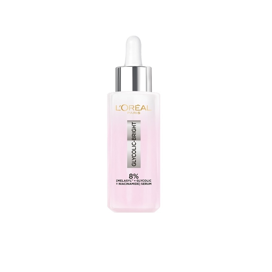 L'Oreal Paris Glycolic-Bright Anti-Dark Spot Brightening Serum 30 Ml.