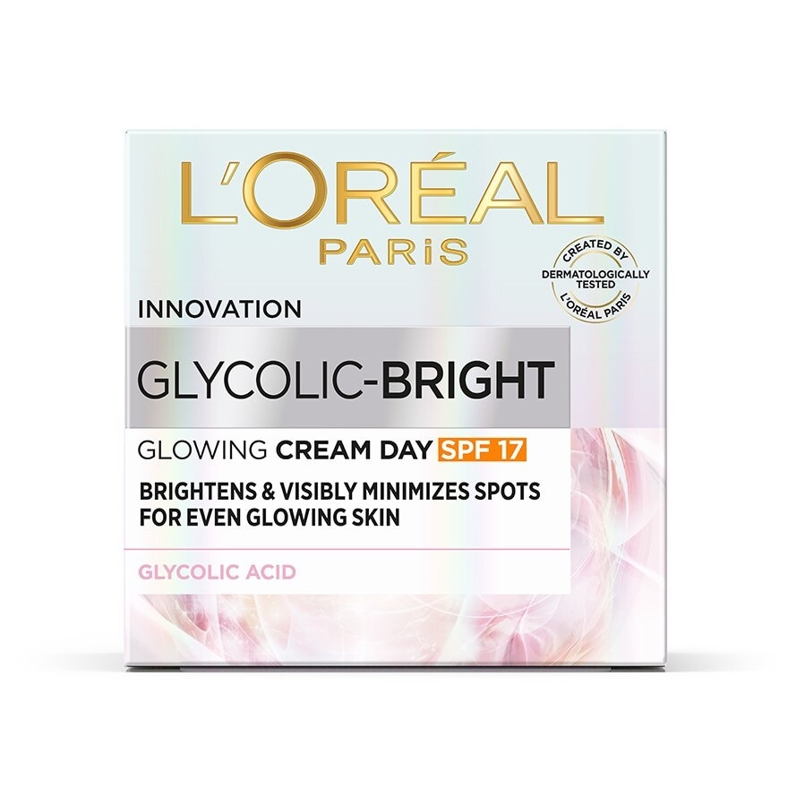 L'Oreal Paris Glycolic-Bright Glowing Cream Day SPF 17 50 Ml.