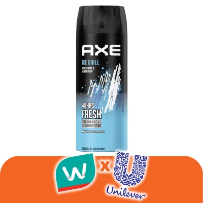 Axe - แอ๊กซ์ สเปรย์น้ำหอมระงับกลิ่นกาย ไอซ์ ชิล 135 มล.