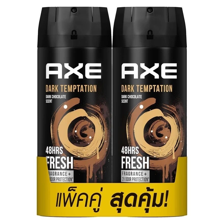 Axe Deo Body Spray Dark Temptation 135 Ml. Twin pack