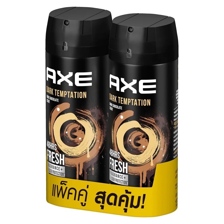 Axe Deo Body Spray Dark Temptation 135 Ml. Twin pack