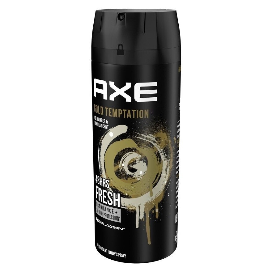 Axe Deodorant  Body Spray Gold Temptation 135 Ml.