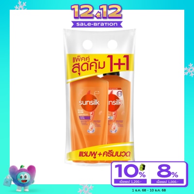 Sunsilk ซันซิล แดเมจ รีสโตร์ แอคทีฟ-อินฟิวส์ชั่น แชมพู 325 มล.+คอนดิชันเนอร์ 300 มล.