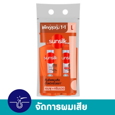 Sunsilk ซันซิล แดเมจ รีสโตร์ แอคทีฟ อินฟิวส์ชั่น แชมพู 325 มล.+คอนดิชันเนอร์ 300 มล. image