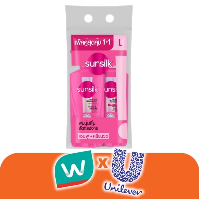 Sunsilk - Sunsilk Smooth  Manageable Activ-Infusion Shampoo 325 Ml.+Conditioner 300 Ml.