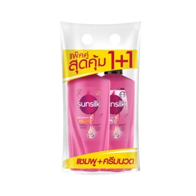 Sunsilk ซันซิล สมูท แอนด์ เมเนจเจเบิ้ล แอคทีฟ-อินฟิวส์ชั่น แชมพู 325มล.+คอนดิชันเนอร์ 300มล.