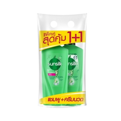 Sunsilk ซันซิล เฮลธีเออร์ แอนด์ ลอง แอคทีฟ-อินฟิวส์ชั่น แชมพู 325 มล.+คอนดิชันเนอร์ 300 มล.