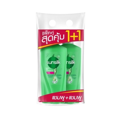 Sunsilk ซันซิล แชมพู เฮลธีเออร์ แอนด์ ลอง แอคทีฟ-อินฟิวส์ชั่น 325 มล.แพ็คคู่