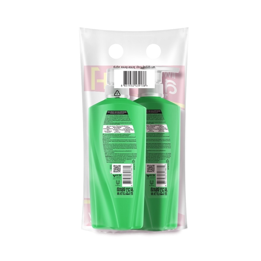 Sunsilk Shampoo Healthier  Long Activ-Infusion 325 Ml.Twin Pack