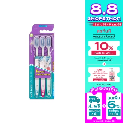 Watsons Watsons Spiral Clean Toothbrush (Medium) 3s.
