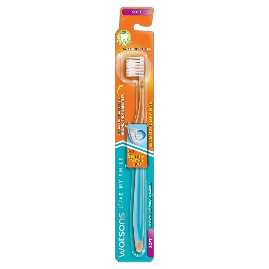 Watsons Sensitive Ultra Fine Toothbrush (Soft) 1s.