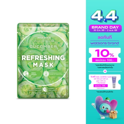 Watsons - Watsons Cucumber Refreshing Mask 1sheet.