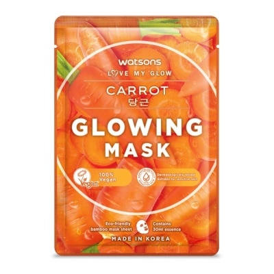 Watsons Watsons Carrot Glowing Mask  1sheet.