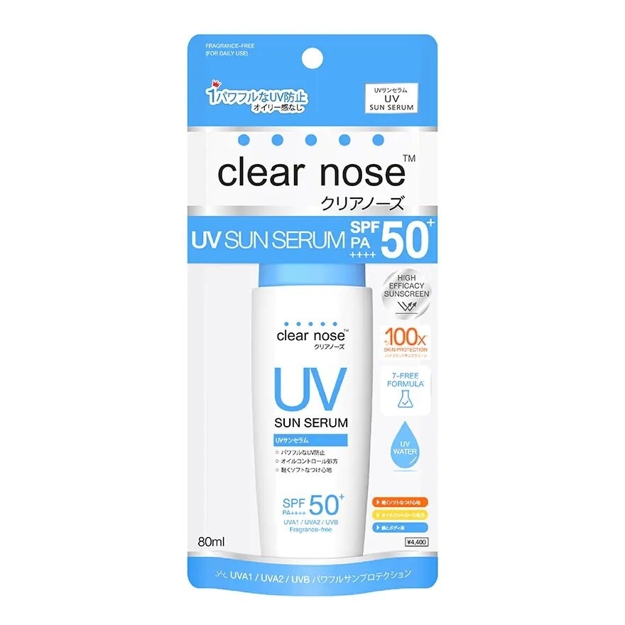 Clear Nose UV Sun Serum SPF50+ PA++++ 80 Ml.