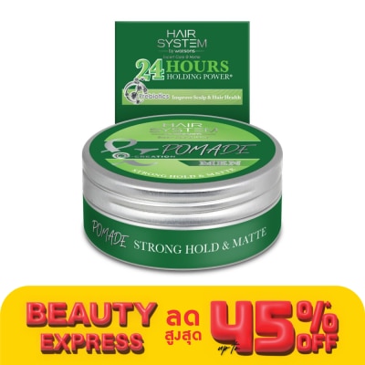 Hair System by Watsons แฮร์ ซิสเตม บาย วัตสัน โพเมด สตรอง โฮลด์ แอนด์ แมท 75กรัม