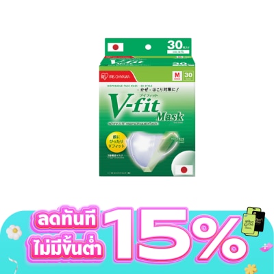 Iris Ohyama - IRIS OHYAMA Face Mask V-Fit Size M 30 Pcs/BOX