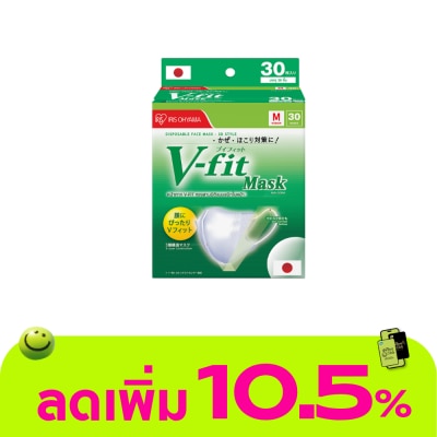 Iris Ohyama - IRIS OHYAMA Face Mask V-Fit Size M 30 Pcs/BOX