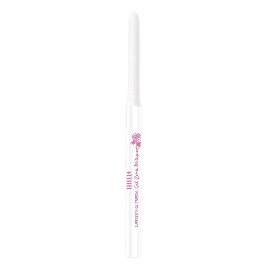 Mille Superstar Glittering Gel Liner Waterproof 0.5g. Glittering White
