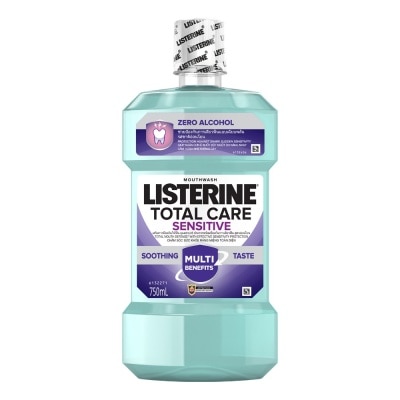 Listerine ลิสเตอรีน น้ำยาบ้วนปาก โทเทิลแคร์ เซนซิทีฟ ซูทติ้ง เทสต์ 750 มล.
