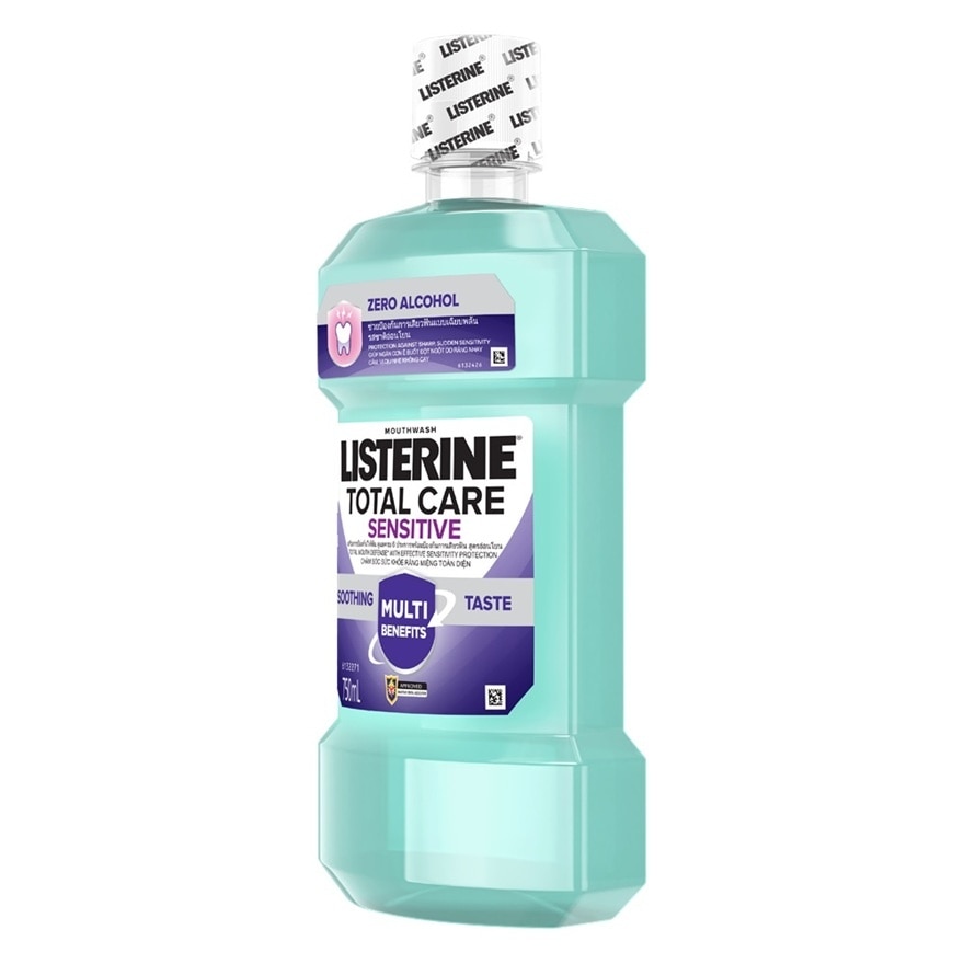 ลิสเตอรีน น้ำยาบ้วนปาก โทเทิลแคร์ เซนซิทีฟ ซูทติ้ง เทสต์ 750 มล.