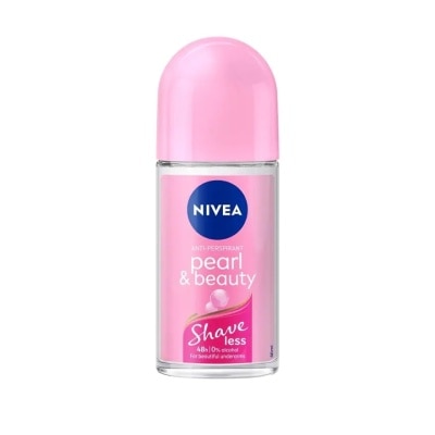 Nivea Nivea Roll On Pearl  Beauty Shave Less 50 Ml. โรลออนลดเหงื่อ ระงับกลิ่นกาย