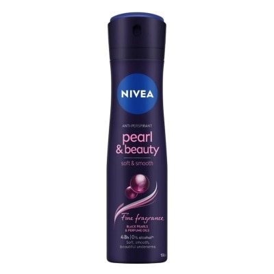 Nivea Nivea Spray Pearl  Beauty Black Pearl 150 Ml. สเปรย์ลดเหงื่อ ระงับกลิ่นกาย