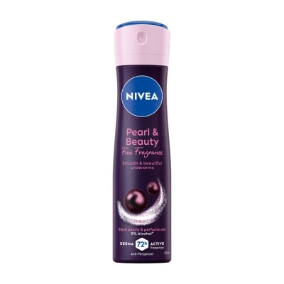 Nivea - Nivea Spray Pearl Beauty Black Pearl 150 Ml. สเปรย์ลดเหงื่อ ระงับกลิ่นกาย
