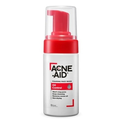 Acne Aid แอคเน่-เอด โฟมมิ่ง เฟซ วอช ออยล์ คอนโทรล 100 มล.