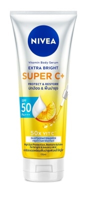Nivea นีเวีย วิตามิน บอดี้ เซรั่ม เอ็กซ์ตร้า ไบรท์ ซูเปอร์ ซี+ 170 มล.