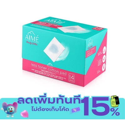Aime เอเม่ สำลี โทนเนอร์ แผ่นบาง 80 แผ่น image