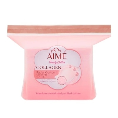 Aime - เอเม่ คอลลาเจน สำลีสำหรับผิวหน้า 60 แผ่น image