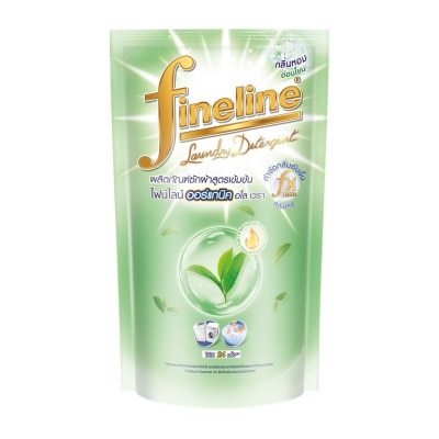 Fineline ไฟน์ไลน์ ผลิตภัณฑ์ซักผ้า สูตรเข้มข้น ออร์แกนิค อโล เวร่า สีเขียว 550 มล.