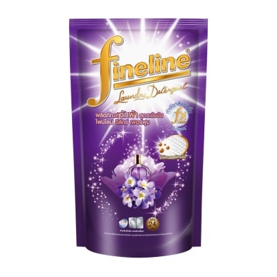 Fineline ไฟน์ไลน์ ผลิตภัณฑ์ซักผ้า สูตรเข้มข้น ดีลักซ์ เพอร์ฟูม สีม่วง 550 มล.