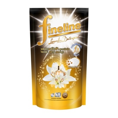 Fineline ไฟน์ไลน์ ผลิตภัณฑ์ซักผ้า สูตรเข้มข้น ดีลักซ์ เพอร์ฟูม สีดำ 550 มล.