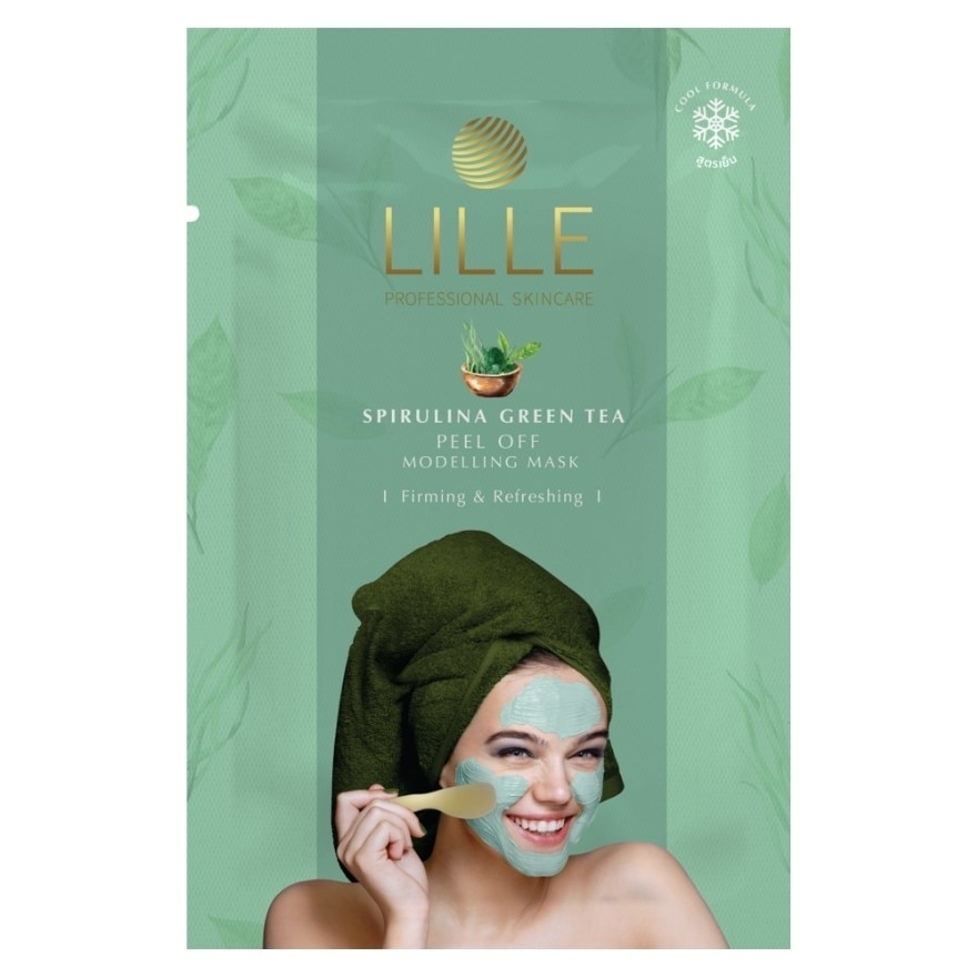 Lille Professional Skincare Spirulina Green Tea Peel Off Modelling Mask 40 G.