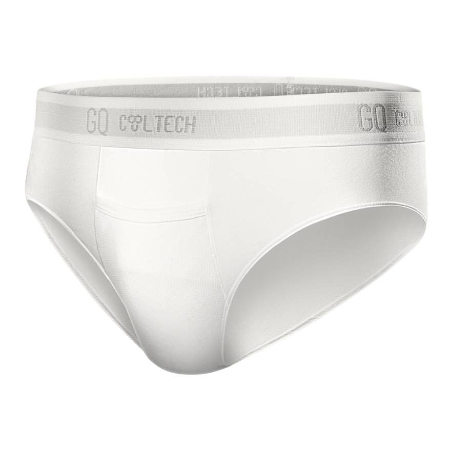 GQ Cool Tech Underwear 1pcs. New Normal White Size L (Waist 33.5-36.5 inch)