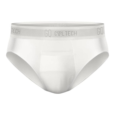 GQ GQ Cool Tech Underwear 1pcs. New Normal White Size M (Waist 30.5-33.5 inch)