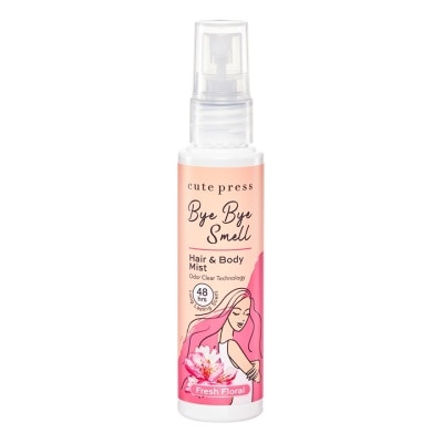 Cute Press Cute Press Bye Bye Smell Hair And Body Mist 60ml. Fresh Floral