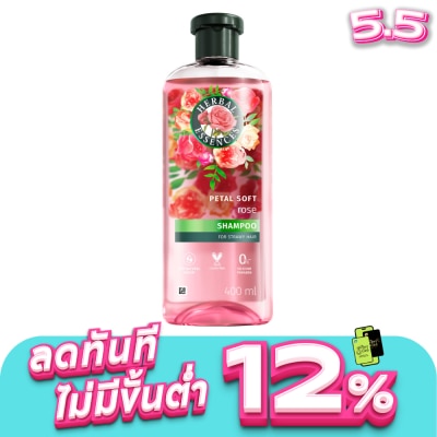 Herbal Essence - Herbal Essences Shampoo Rose Petal Soft 400 Ml.