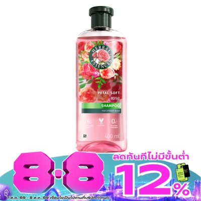 Herbal Essences - เฮอร์บัล เอสเซนส์ แชมพู โรส เพทัล ซอฟท์ 400 มล. image