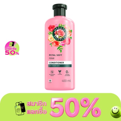Herbal Essences - เฮอร์บัล เอสเซนส์ คอนดิชันเนอร์ โรส เพทัล ซอฟท์ 400 มล. image