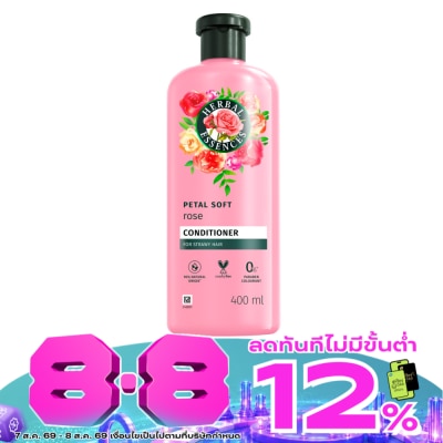 Herbal Essences - เฮอร์บัล เอสเซนส์ คอนดิชันเนอร์ โรส เพทัล ซอฟท์ 400 มล. image