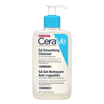 Cerave โฟมล้างหน้า Cerave สีฟ้า เซราวี เอสเอ สมูทติ้ง คลีนเซอร์ 236 มล.