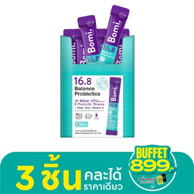 Bomi Bomi 16.8 Balance Probiotics โบมิ 16.8 บาลานซ์ โพรไบโอติกส์ 14 ซอง
