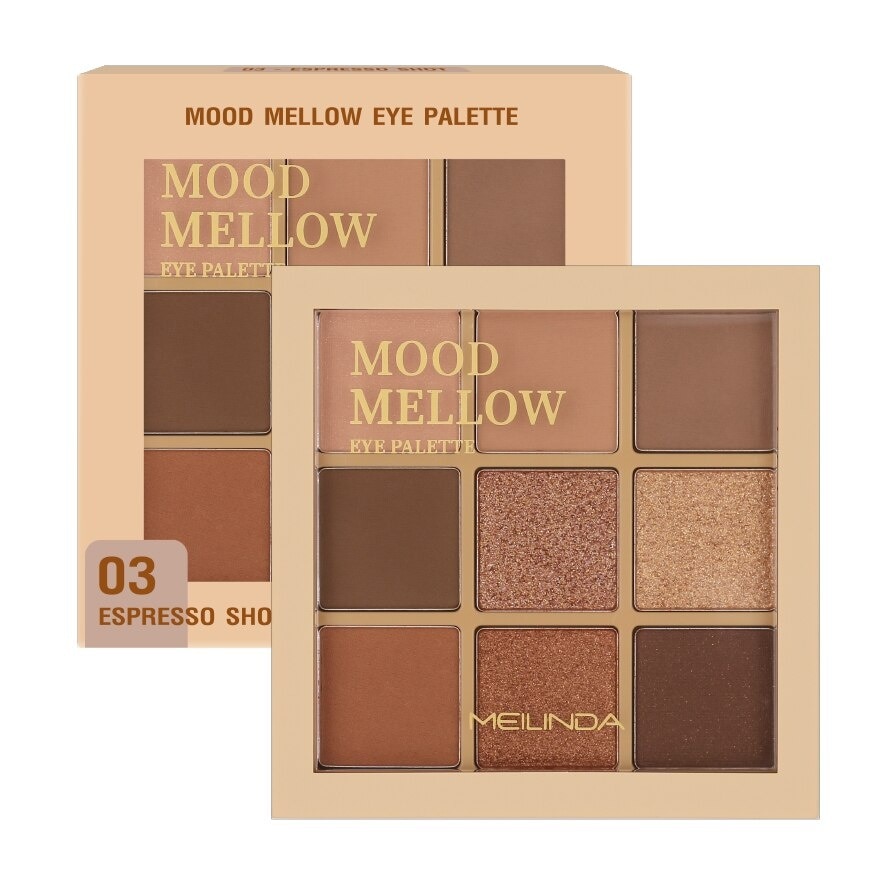 Meilinda Mood Mellow Eye Palette 5.85g. 03 Espresso Shot