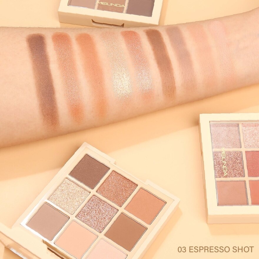 Meilinda Mood Mellow Eye Palette 5.85g. 03 Espresso Shot