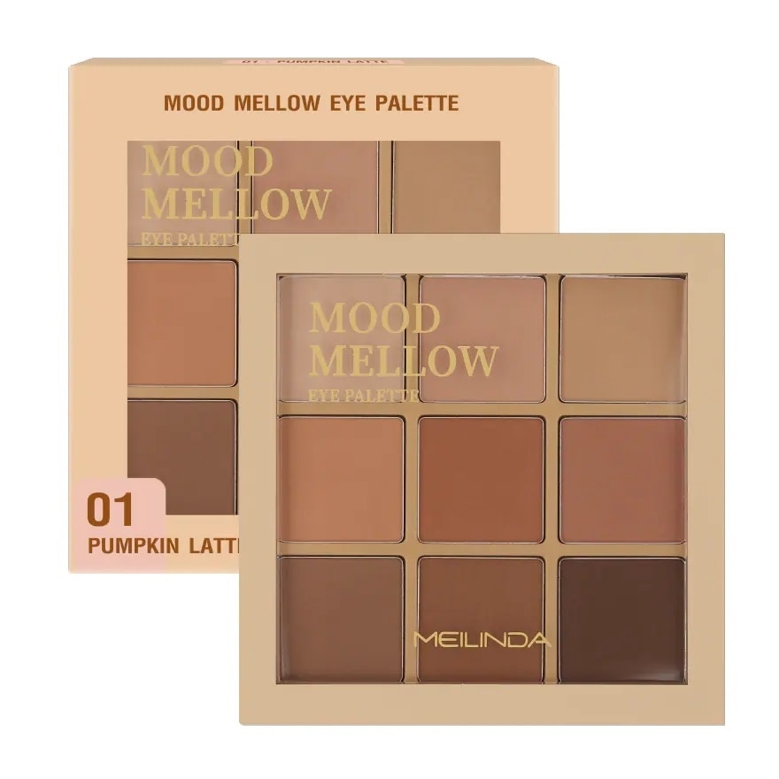 Meilinda Mood Mellow Eye Palette 5.85g. 01 Pumpkin Latte