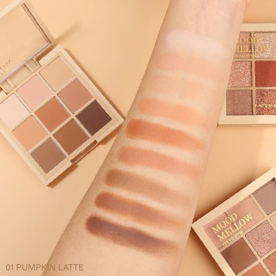 เมลินดา มู้ด เมลโลว์ อาย พาเลท 5.85ก. 01 พัมพ์กิน ลาเต้