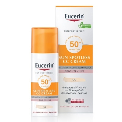 Eucerin ยูเซอริน ซัน สปอตเลส ซีซี ครีม เอสพีเอฟ50+ พีเอ++++ 50 มล.