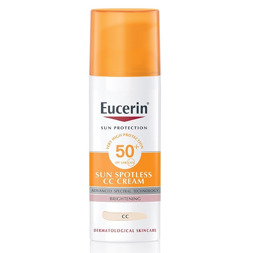 Eucerin Sun Spotless CC Cream SPF50+ PA++++ 50 ml.